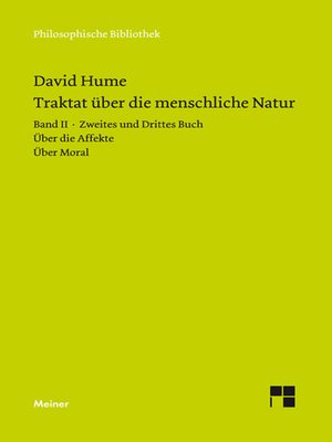 cover image of Ein Traktat über die menschliche Natur Band 2